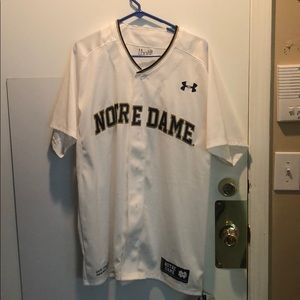 L - Under Armour Notre Dame Baseball Jersey